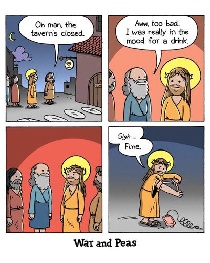 For our sins